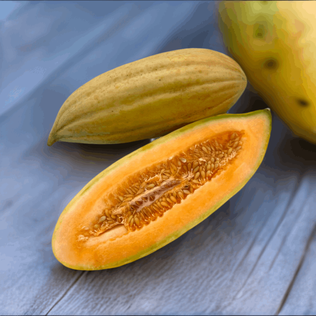 Banana Melon, Cantaloupe. 25 seeds